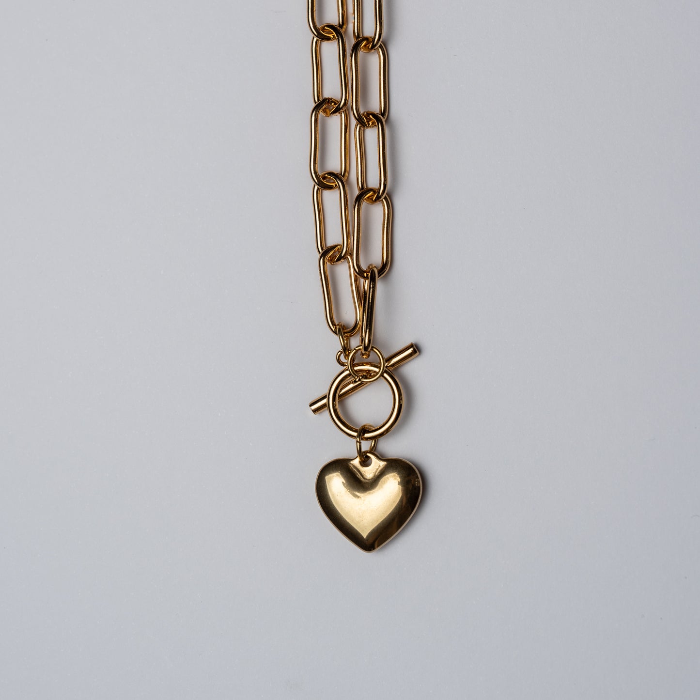 Collar Cadena con Dije en forma de Corazón